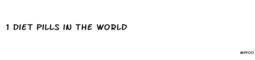 1 diet pills in the world