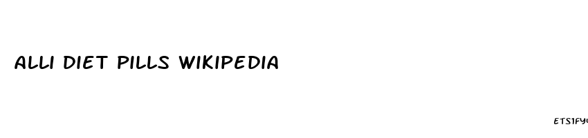 alli diet pills wikipedia