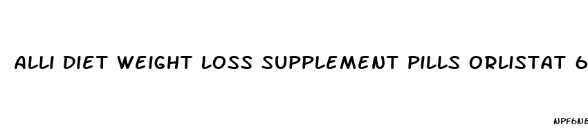 alli diet weight loss supplement pills orlistat 60mg walmart