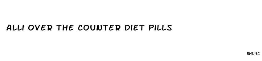 alli over the counter diet pills