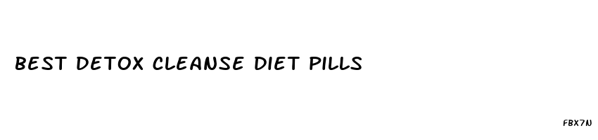 best detox cleanse diet pills
