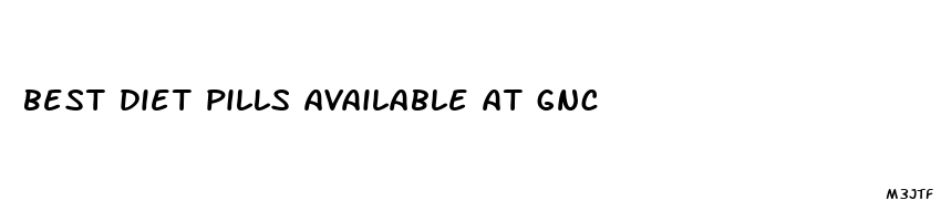 best diet pills available at gnc