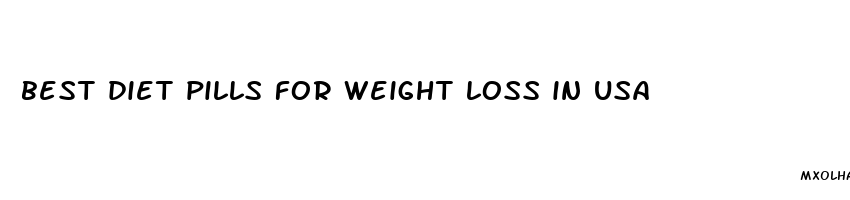 best diet pills for weight loss in usa