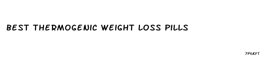 best thermogenic weight loss pills