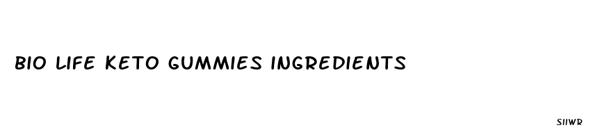 bio life keto gummies ingredients
