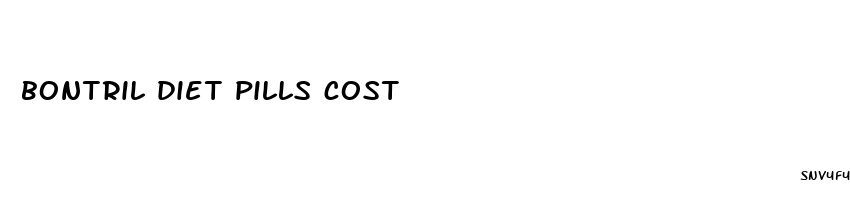 bontril diet pills cost