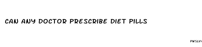 can any doctor prescribe diet pills