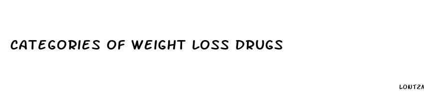 categories of weight loss drugs