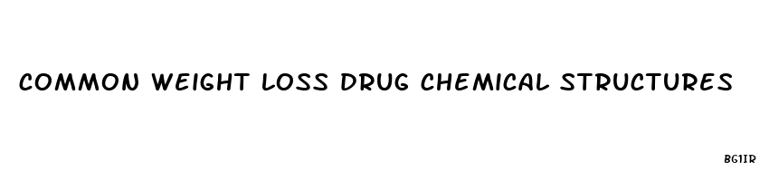 common weight loss drug chemical structures