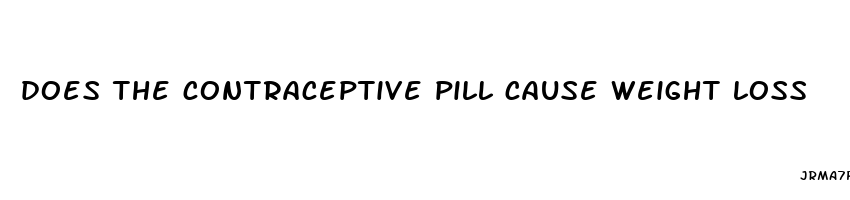 does the contraceptive pill cause weight loss