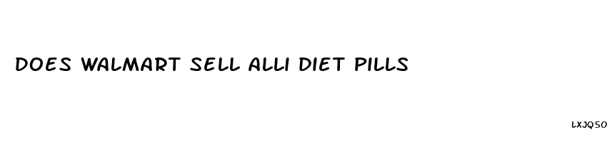 does walmart sell alli diet pills