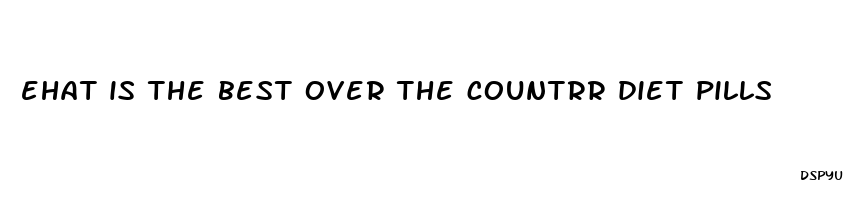 ehat is the best over the countrr diet pills
