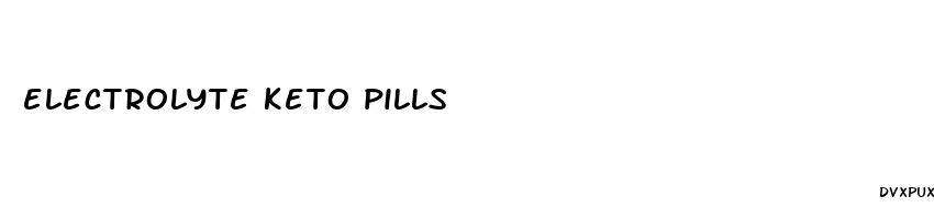 electrolyte keto pills