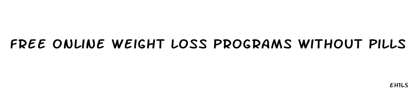 free online weight loss programs without pills