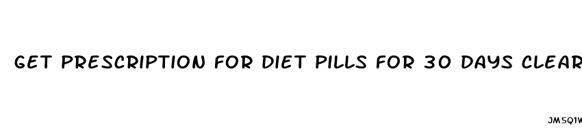 get prescription for diet pills for 30 days clearwater fl