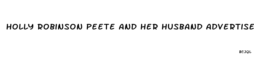 holly robinson peete and her husband advertise diet pills