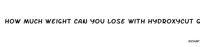 how much weight can you lose with hydroxycut gummies