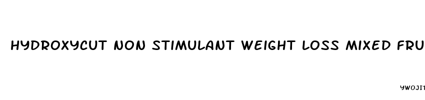 hydroxycut non stimulant weight loss mixed fruit gummies