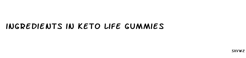ingredients in keto life gummies