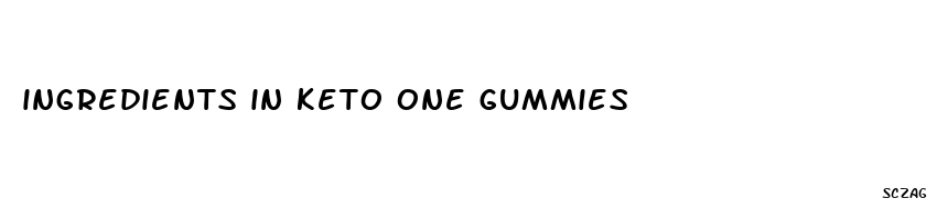ingredients in keto one gummies