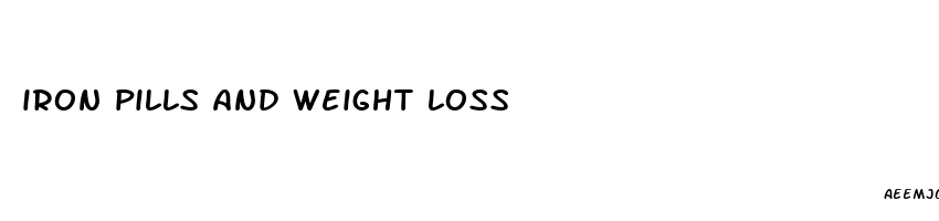 iron pills and weight loss