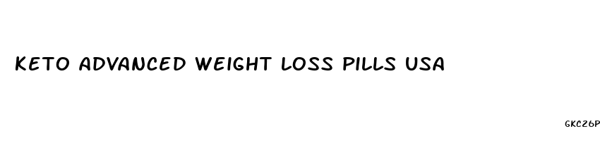 keto advanced weight loss pills usa