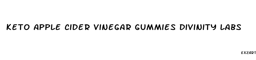 keto apple cider vinegar gummies divinity labs