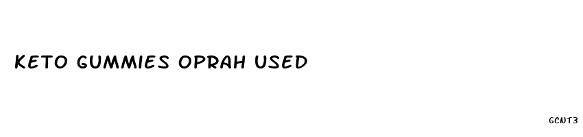 keto gummies oprah used