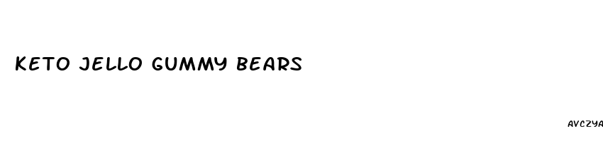 keto jello gummy bears