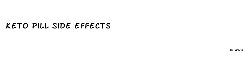 keto pill side effects