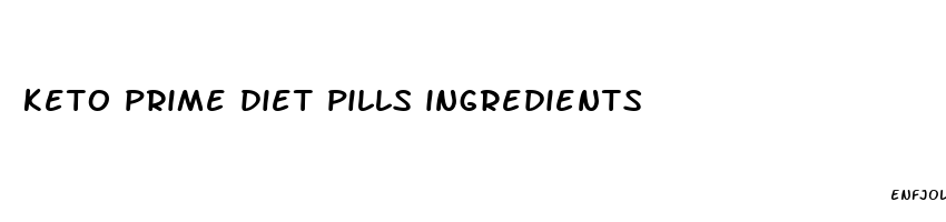 keto prime diet pills ingredients