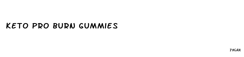 keto pro burn gummies