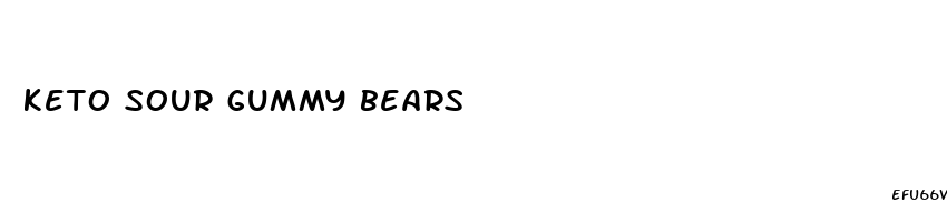 keto sour gummy bears