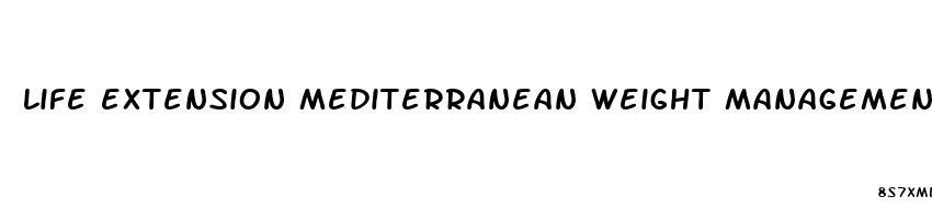 life extension mediterranean weight management gummies