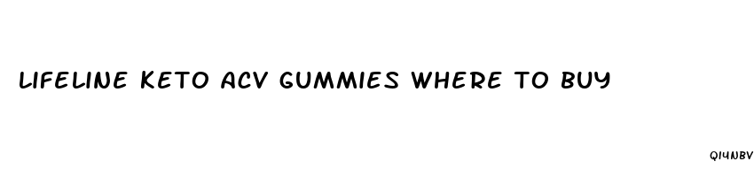 lifeline keto acv gummies where to buy