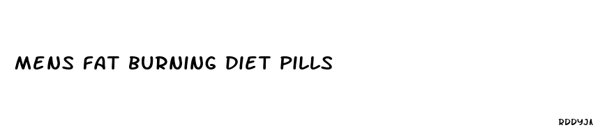 mens fat burning diet pills