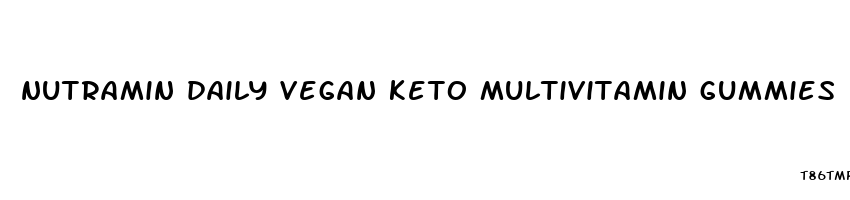 nutramin daily vegan keto multivitamin gummies