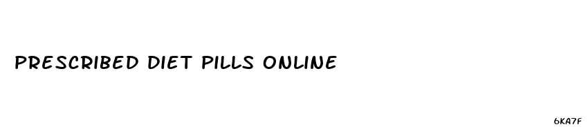 prescribed diet pills online