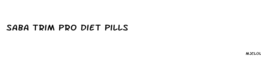 saba trim pro diet pills