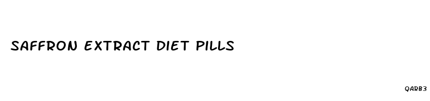 saffron extract diet pills