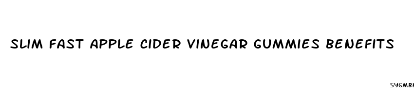 slim fast apple cider vinegar gummies benefits