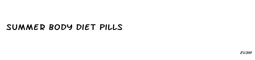 summer body diet pills