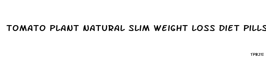 tomato plant natural slim weight loss diet pills