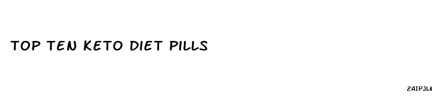 top ten keto diet pills