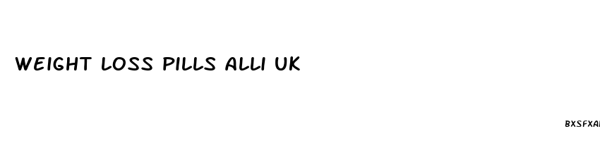 weight loss pills alli uk