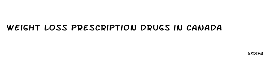 weight loss prescription drugs in canada