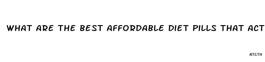 what are the best affordable diet pills that actually work