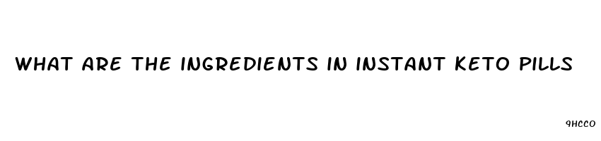 what are the ingredients in instant keto pills