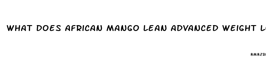 what does african mango lean advanced weight loss pill looks like