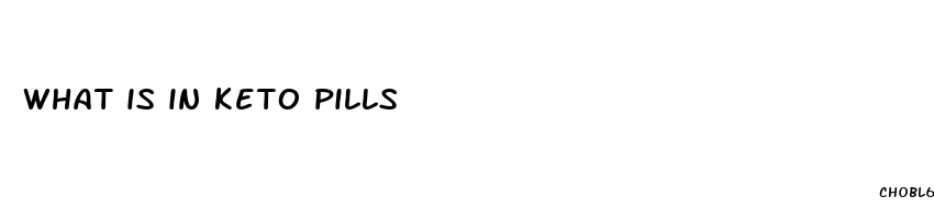 what is in keto pills